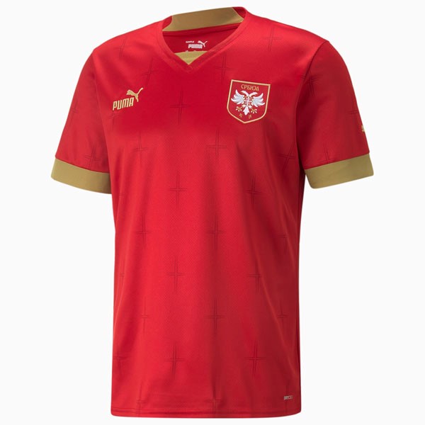 Tailandia Camiseta Serbia Replica Primera Ropa 2022/23 Rojo